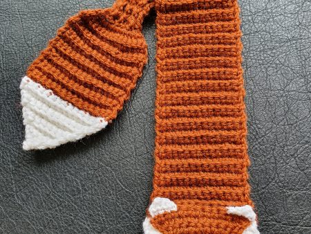 Cub Fox Scarf - Chestnut (child size) For Cheap