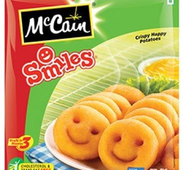 McCain Smiles - Crispy Happy Potatoes, 450 gm Pouch Fashion