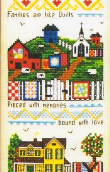 Families are Like Quilts  Counted Cross Stitch Pattern For Discount