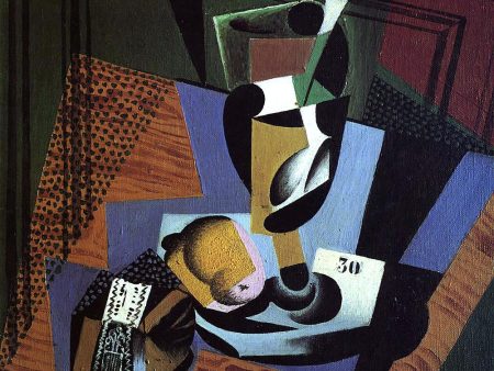 The Packet of Tobacco by Juan Gris - Hand-Painted Oil Painting on Canvas Online Sale