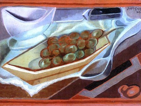 The Bunch of Grapes by Juan Gris - Hand-Painted Oil Painting on Canvas Online Hot Sale