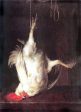 The Dead Cockerel by Gabriel Metsu - Hand-Painted Oil Painting on Canvas on Sale