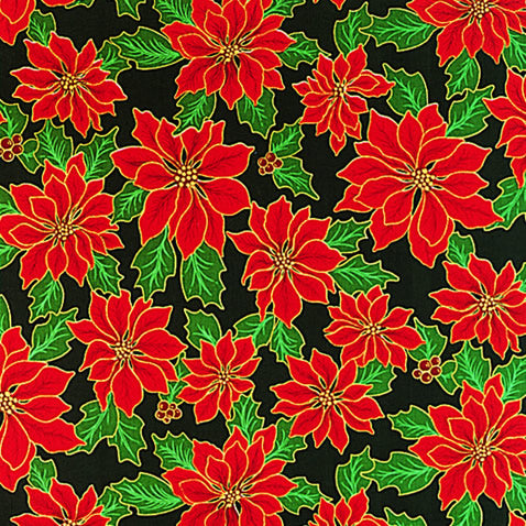 Bandannas Green Poinsettia For Discount