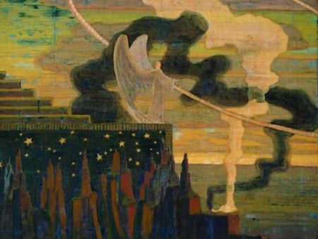 The Offering by Mikalojus Ciurlionis - Hand-Painted Oil Painting on Canvas Sale