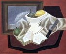 The Table in Front of the Picture by Juan Gris - Hand-Painted Oil Painting on Canvas For Discount