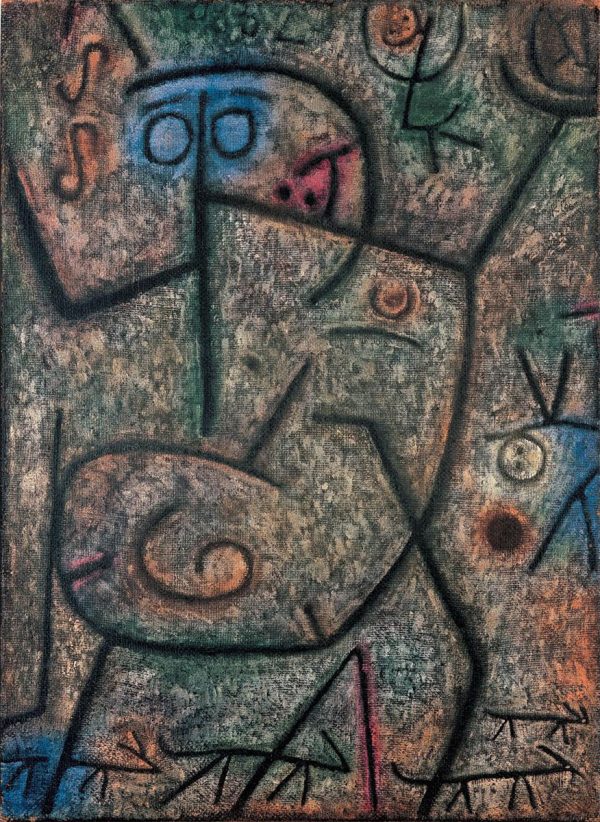 The Rumors by Paul Klee - Hand-Painted Oil Painting on Canvas Sale