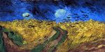 Wheatfield with Crows by Vincent Van Gogh - Hand-Painted Oil Painting on Canvas Fashion