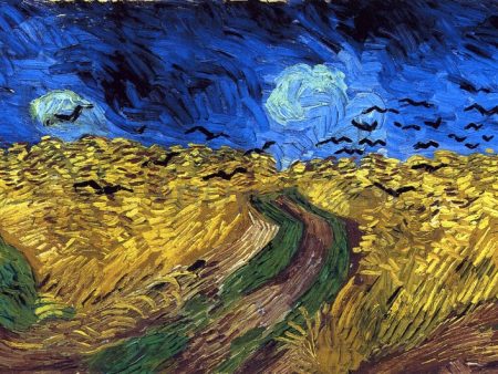 Wheatfield with Crows by Vincent Van Gogh - Hand-Painted Oil Painting on Canvas Fashion