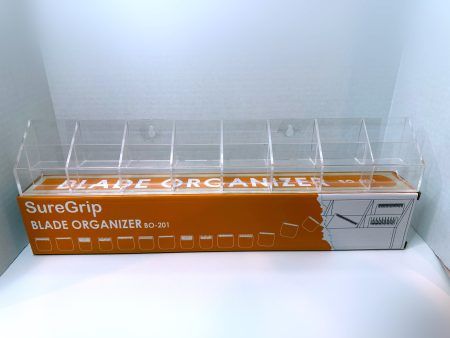 Acrylic Blade Organizer Rack- Holds 16 For Sale