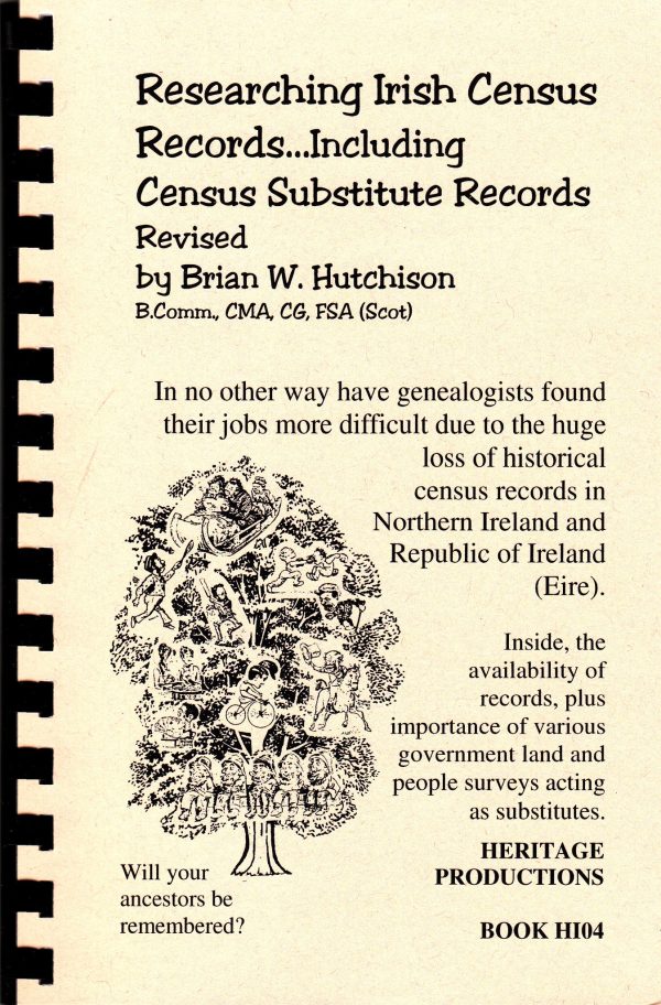 SALE! Researching Irish Census Records Including Census Substitute Records Hot on Sale