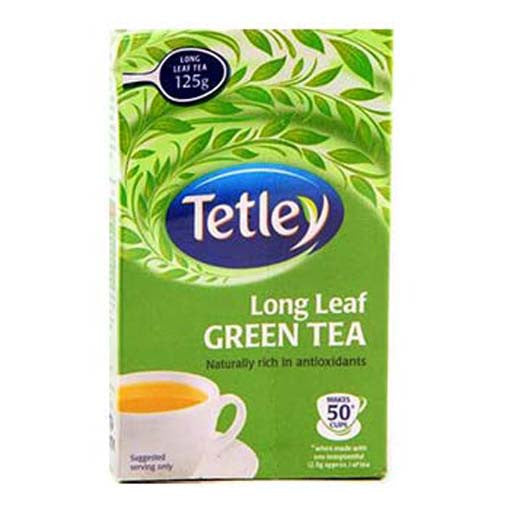 Tetley Green Tea - Long Leaf, 125 gm , 250 gm Carton on Sale