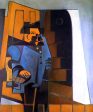 The Miller by Juan Gris - Hand-Painted Oil Painting on Canvas For Discount