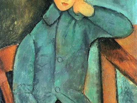 A Boy by Amedeo Modigliani - Hand-Painted Oil Painting on Canvas Sale