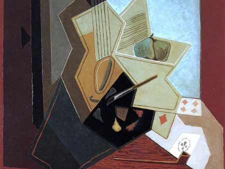 The Painter s Window by Juan Gris - Hand-Painted Oil Painting on Canvas For Cheap