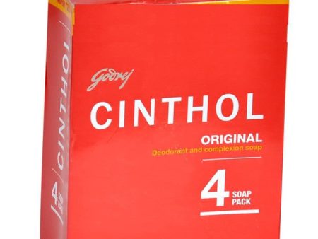 Cinthol Bathing Soap - Original, 100 gm Carton ( Pack of 4 ) Online now