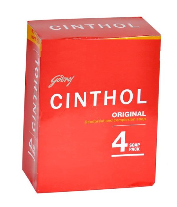 Cinthol Bathing Soap - Original, 100 gm Carton ( Pack of 4 ) Online now