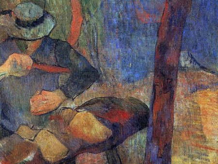 The Clog Maker by Paul Gauguin - Hand-Painted Oil Painting on Canvas For Sale