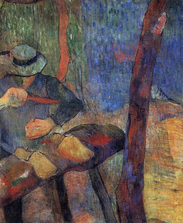 The Clog Maker by Paul Gauguin - Hand-Painted Oil Painting on Canvas For Sale