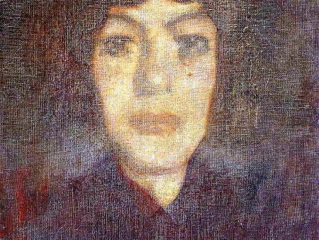 Woman s Head with Beauty Spot by Amedeo Modigliani - Hand-Painted Oil Painting on Canvas Online