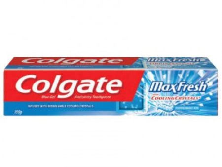 Colgate Toothpaste - Max Fresh Cooling Crystals Blue Gel (Peppermint Ice) Online Hot Sale