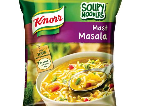 Knorr Soupy Noodles - Mast Masala, 70 gm Pouch Online Sale