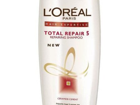 Loreal Paris Total Repair 5 Shampoo - Repairing for Damaged Hair, Supply