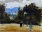 The Clearing by Camille Pissarro - Hand-Painted Oil Painting on Canvas on Sale