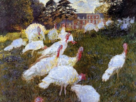 Turkeys by Claude Oscar Monet - Hand-Painted Oil Painting on Canvas Online Sale