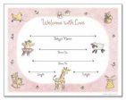 Baby Girl Birth Certificate Online now