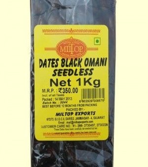 Miltop Dates  (khajoor) - 500 gm Online Hot Sale