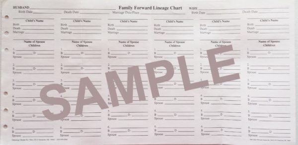 Mini Binder refill - Family Forward Lineage form (FF) Online Sale