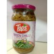 Tops Premium Pickles -  Green Chilli, 400 gm Hot on Sale