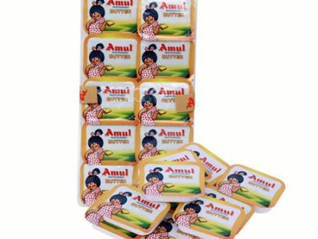 Amul Butter - Pasteurised (School Pack), 100 gm Carton ( 10 nos - 10 g each ) Fashion