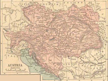 1882 Map of Austria Online now