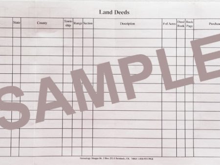 Mini Binder refill - Land Deed form (LD) Cheap