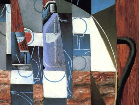 The Siphon by Juan Gris - Hand-Painted Oil Painting on Canvas Hot on Sale