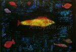 The Goldfish by Paul Klee - Hand-Painted Oil Painting on Canvas Supply