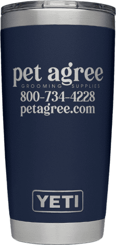 Yeti Rambler - Pet-Agree & Melanie Newman - 20oz Navy Blue Supply