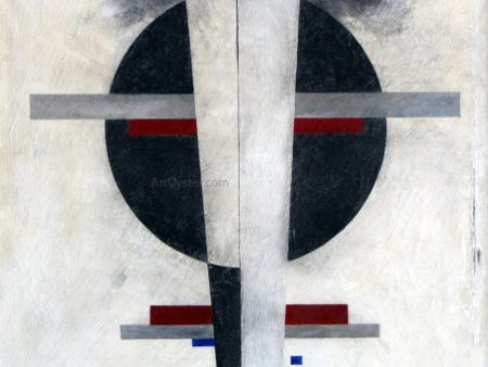 Suprematic by Kasimir Malevich - Hand-Painted Oil Painting on Canvas Hot on Sale