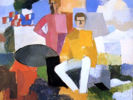 The Fourteenth of July by Roger De la Fresnaye - Hand-Painted Oil Painting on Canvas For Discount