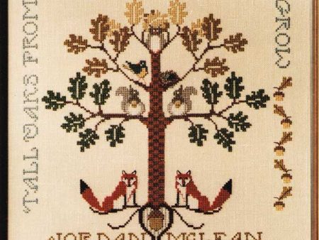 Tall Oaks Counted Cross Stitch Pattern For Cheap