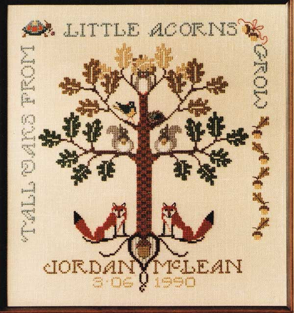 Tall Oaks Counted Cross Stitch Pattern For Cheap