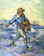 The Sower (after Millet) by Vincent Van Gogh - Hand-Painted Oil Painting on Canvas Discount