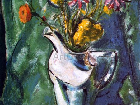 Floral Still Life by Alfred Henry Maurer - Hand-Painted Oil Painting on Canvas Online Hot Sale