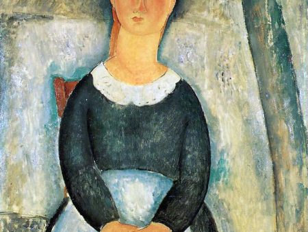 The Pretty Vegetable Vendor by Amedeo Modigliani - Hand-Painted Oil Painting on Canvas Discount