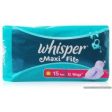 Whisper Sanitary Napkins - Maxi Fit XL Wings, 15 nos Pouch Sale