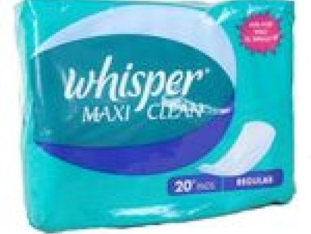 Whisper Sanitary Napkins - Maxi Clean XL Wings, 15 nos Pouch Fashion