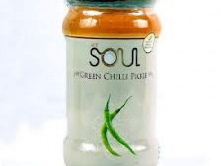 ADF Soul Green Chilli Pickle (in Extra Virgin Olive Oil) 300gm Supply