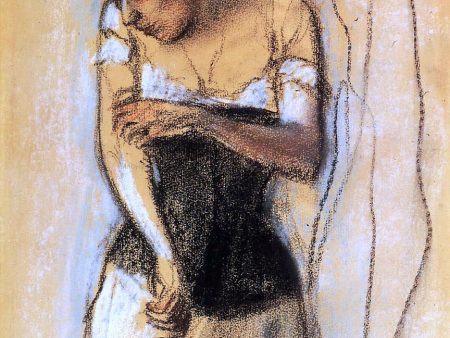 Woman Touching Her Arm by Edgar Degas - Hand-Painted Oil Painting on Canvas Online