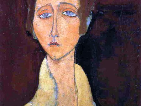 Woman in White Coat by Amedeo Modigliani - Hand-Painted Oil Painting on Canvas For Discount